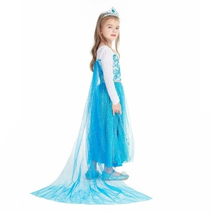 <span class=keywords><strong>TV</strong></span> & film enfants Elsa Anna <span class=keywords><strong>reine</strong></span> <span class=keywords><strong>des</strong></span> <span class=keywords><strong>neiges</strong></span> robe enfants Cosplay Costumes pour filles carnaval fête robe de bal enfants princesse vêtements - Product Image 2
