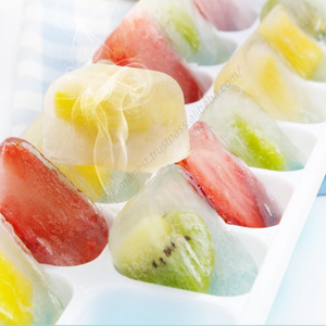 Accesorios de Cocina al por Mayor S139, Molde para Cubitos de Hielo con Tapa, Caja de Silicona para Cubos Cuadrados - Product Image 3