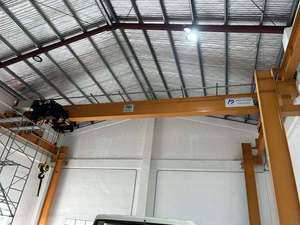 Pont roulant mobile à poutre simple CE européen 5 tonnes 10 tonnes 15 tonnes avec palan - Product Image 4