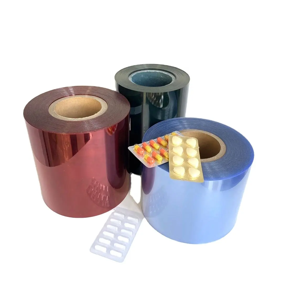 China fabricantes Amostra grátis de embalagem de cápsulas de comprimidos de 350 mm Filme rígido de PVC para bolhas