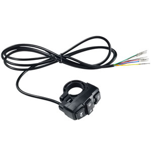 Interrupteur combiné pour guidon de moto et de vélo électrique 22 mm avec commande intégrée de phare, clignotant et klaxon - Product Image 2