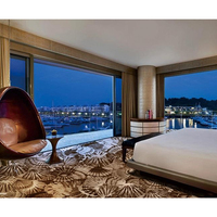 Alfombra de Hotel a Rayas, 80% Lana, 20% Nailon, Patrón de Alta Definición, para Habitaciones, Salones de Banquetes, Decoración de Lujo