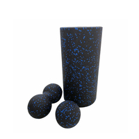 Juego de Rodillos de Espuma EPP 3 en 1, Pelota de Masaje Tipo Cacahuete, Kit de Recuperación Muscular para Yoga, Pilates y Fitness