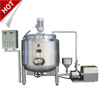 Réservoir de mélange en acier inoxydable de 100L, 200L, 300L, machine de fabrication de shampooing et d'après-shampooing, réservoir de mélange à cisaillement élevé pour liquides de savon