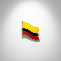 GREPAS GIFTS Épinglette drapeau de la Colombie de 1 pouce, épinglette patriotique pour chapeau, épinglette de pays du monde