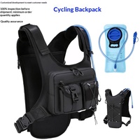 Sac de course à dos léger et imperméable avec poche à eau 2L pour la randonnée, la course et le cyclisme
