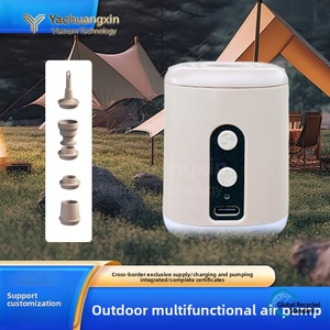 ปั๊มตั้งแคมป์แบบพกพา TP-002 พร้อมวาล์ว กระเป๋าเก็บสายเคเบิล Type-C สำหรับใช้งานกลางแจ้ง - Product Image 3