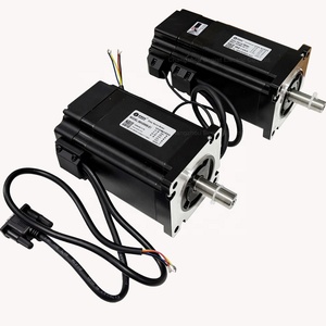 มอเตอร์เซอร์โวไฮบริดสำหรับเครื่องแกะสลัก Leadshine รุ่น 86HSM85-E1 86HSM85-BZ-E1 แรงบิด 8.5 นิวตันเมตร มอเตอร์วงปิดแรงบิดสูง พร้อมตัวเข้ารหัสแบบสาย 8 เมตร - Product Image 1