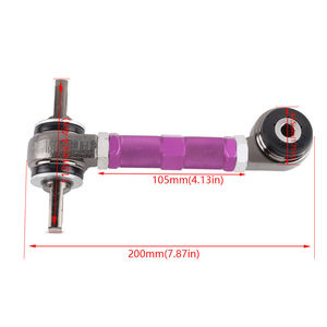 Kit de ajuste de ángulo de suspensión Auso-Racing, brazos de control inferiores de aleación de aluminio para Honda Civic CRX Del Sol 88-00 - Product Image 2