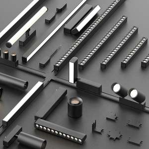 Système de rail magnétique à 2 <span class=keywords><strong>fils</strong></span> de qualité supérieure pour plafond <span class=keywords><strong>tendu</strong></span>, lampes <span class=keywords><strong>sur</strong></span> rail magnétiques, downlight LED magnétique <span class=keywords><strong>sur</strong></span> rail - Product Image 6