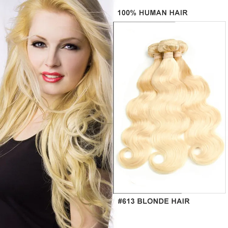 weft vendor double drawn deep wave 613 russian blonde brazilian bundle cuticle aligned curly human hair remy raw 613 virgin