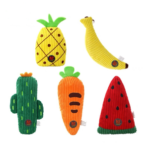 Vegetable and Fruits Series Eco-Friendly Custom Plush <strong>Catnip</strong> Cat Supplies Soothing Funny Pet Chew Cat Toy - Product Image 3