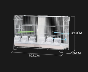 <span class=keywords><strong>Cage</strong></span> à oiseaux de perruche de vol d'élevage en usine pour pinsons perruches calopsittes conures inséparables canaris perroquets <span class=keywords><strong>cage</strong></span> d'éleveur <span class=keywords><strong>5</strong></span> pièces - Product Image 6