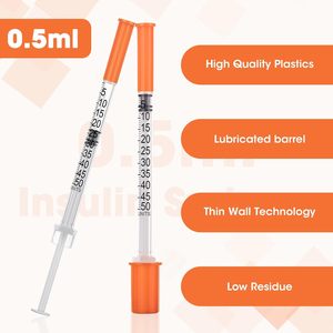 Jeringa Veterinaria Desechable de Seguridad de Calibre 30 con Aguja para Ganado, Capacidad de 0.5ml/1ml - Product Image 5