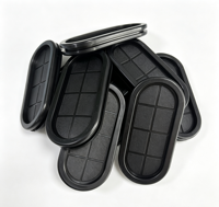 Bagues en caoutchouc ovales moulées sur mesure, prix usine, étanches, double face, pour protection de câbles, faible MOQ, fabricant