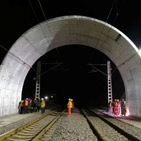 Tuyau en acier galvanisé ondulé pour culvert routier