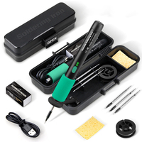 Fer à souder sans fil Type-C 650 mAh à chauffe rapide, température variable, stylo de soudage portable pour réparation électronique DIY et usage domestique
