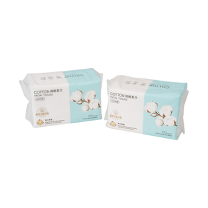 Lingettes nettoyantes pour le visage en coton non tissé, douces et carrées, pour le nettoyage quotidien et les soins pour bébés - Product Image 2