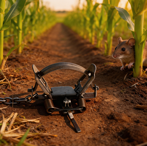 Piège à rats solide en acier, écologique, à verrouillage bidirectionnel, longue durée, anti-rouille, pour entrepôts de céréales et fermes - Product Image 5