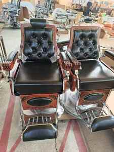 เก้าอี้ตัดผมหรูหรา DM สำหรับช่างทำผม เก้าอี้จัดแต่งทรงผม เก้าอี้ตัดผมในร้านเสริมสวย เก้าอี้ตัดผมแบบมีที่วางแขน เก้าอี้ตัดผมชาย - Product Image 2