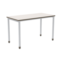 Table d'activités rectangulaire moderne et durable, fabriquée en usine, pour étudiants, idéale pour les salles de classe, ateliers, salles à manger et salons.