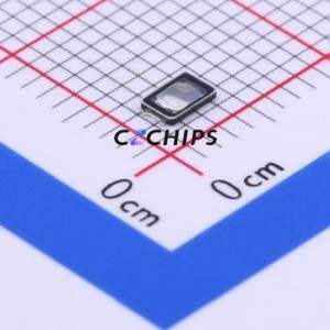 1TS015B-1500-0450-CT Tactile Switch SMD Switch Single Pole Single Throw Round Button 1.5N Vertical Mount - Product Image 1