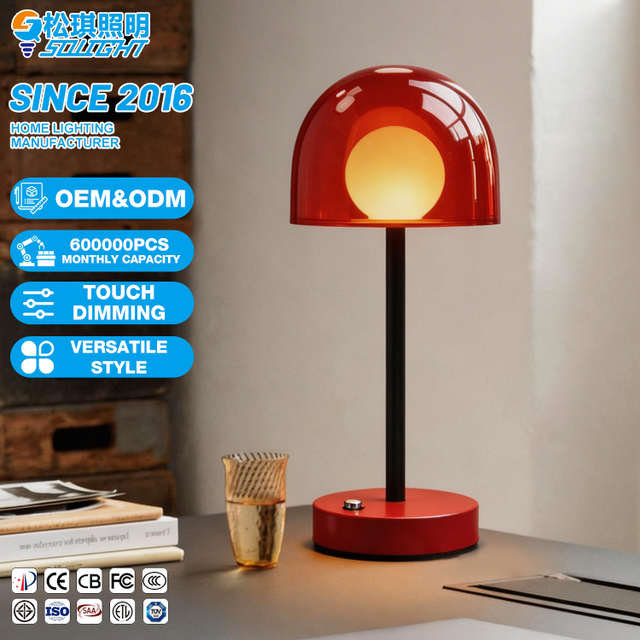 Durable Rechargeable Built-in Battery Dimmable Touch Control 3 Color Temperature Cordless Desk Lamp Study Led Table Lamp