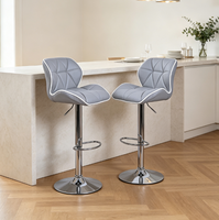 Chaise de bar commerciale pour hôtel, restaurant, mobilier de salle à manger, hauteur réglable, design pivotant, tabouret de bar pivotant pour cuisine