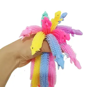 S343 Unicorn elasticizzato Strings Fidget Toys Pull antistress e Anti-ansia Noodles giocattolo antistress