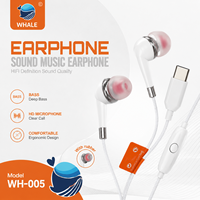 Écouteurs filaires blancs WHALE TC avec fil, vente en gros, écouteurs filaires et casques musicaux, pour écouteurs filaires Apple