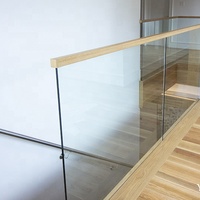 Daiya Offre Spéciale en acier inoxydable balustrade d'escalier en verre avec prix u canal et main courante