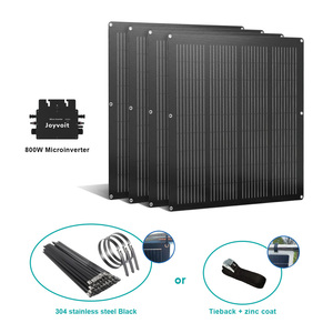 Módulos Solares Ultraligeros RoHS de 200W, Panel Solar Flexible Monocristalino con Película Compuesta para Kits Solares de Balcón - Product Image 5