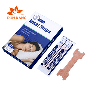 Échantillons gratuits produits de soins de santé personnalisés haute efficacité <span class=keywords><strong>anti</strong></span>-ronflement mieux respirer bandelettes nasales noires patchs transparents - Product Image 1