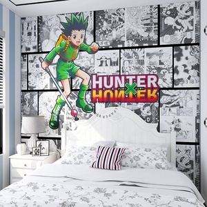 Hình nền Anime Nhật Bản trang trí tường phòng ngủ trẻ em Hunter Boy Truyện tranh đen trắng - Product Image 3
