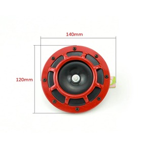Accessoires <span class=keywords><strong>de</strong></span> <span class=keywords><strong>voiture</strong></span> Electronique Rouge Double Ton 125mm Mesh Foam Box <span class=keywords><strong>Klaxon</strong></span> <span class=keywords><strong>de</strong></span> <span class=keywords><strong>voiture</strong></span> pour <span class=keywords><strong>voiture</strong></span> - Product Image 3