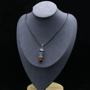 Pendentifs en perles et pierres pour chakra, pièces, <span class=keywords><strong>pendentif</strong></span> irrégulier à personnaliser, vente directe d'usine - Product Image 2