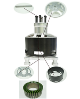 Moteur BLDC 40kw MP154120 pour planche de surf électrique (suggère ESC 120V 500A)