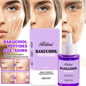 Private Label SkinCare Serum Natural Organic Peptide Face Age-Aging Wrinkle Facial Bakuchiol Retinol Intense Reactivating Serum - Product Image 1