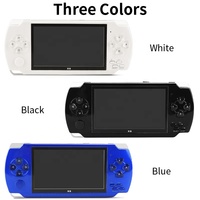Console Portable X6 avec écran de 4.3 pouces, 8 go de jeux, plus de 10000 jeux, appareil photo