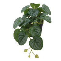 Senmasine 50cm Plantes artificielles vertes, fausses feuilles de pastèque pour la décoration de la maison, du bureau, de la table, des étagères et à suspendre