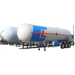 ASME ISO Liquefied Petroleum Gas Tank Truck Trailer LPG Gas Transporter LPG Dispenser Trailer Propane Tank Semitrailer