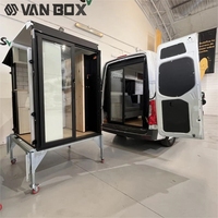 Fourgon Aménagé 4x4 de Luxe Chinois avec Toit Escamotable, Fabrication Personnalisée, pour Camping Mobile Compact en Voiture, à Vendre en Malaisie
