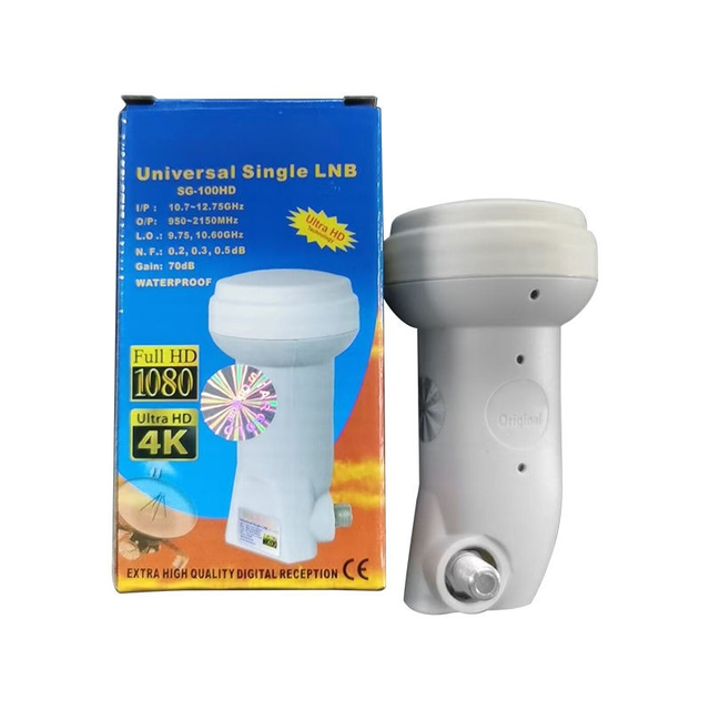 Universal Ku Band Low Noise LNB Single & Twin Output Ports High Gain Satellite LNBF