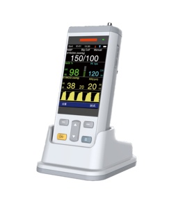 Monitor de Signos Vitales Portátil Veterinario, Multiparámetros, ETCO2, SpO2, NIBP, para Clínica Veterinaria y <span class=keywords><strong>Ambulancia</strong></span> - Product Image 1