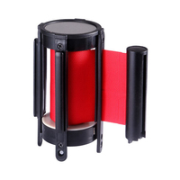 Support de ligne de Queue de barrière rétractable en métal coloré de 2 mètres