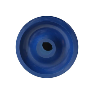 O rodízio durável da polegada <span class=keywords><strong>6x2</strong></span> do plutônio da venda quente roda o apoio personalizado OEM/ODM contínuo industrial do poliuretano 60 Shore D - Product Image 3