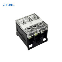 3P 0.75-2mm 2 PC Matériau Connecteur Bornier In13bk Un13bk Connecteur fixe à courant élevé Vis Rail Din Bornier