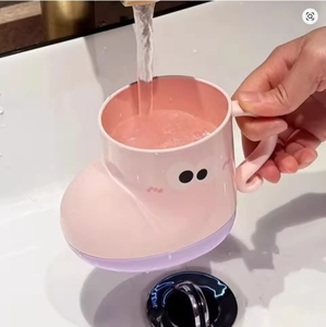 حامل أقلام بتصميم حذاء لطيف، كوب فرشاة أسنان، كوب مرحاض، كوب غسول فم بتصميم حذاء، كوب بلاستيكي للأطفال، كوب فرشاة أسنان للأزواج، للأطفال - Product Image 2
