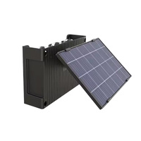 Lampu Dinding LED Tenaga Surya 3000K Sensor Gerak PIR IP65 Aluminium Atas Bawah Teras Taman Luar Ruangan