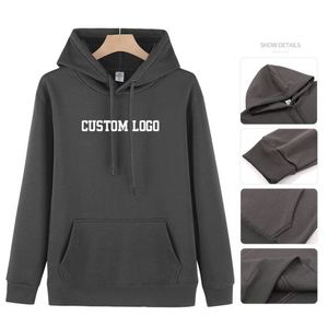 Sudaderas con Capucha Personalizadas de Alta Calidad, Algodón y Poliéster, 420 g/m², Gruesas, al por Mayor, Sudaderas de Forro Polar Lisas, Sudaderas Extra Grandes para Hombre - Product Image 2